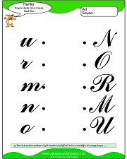 Büyük ve Küçük Sesleri Eşleştir